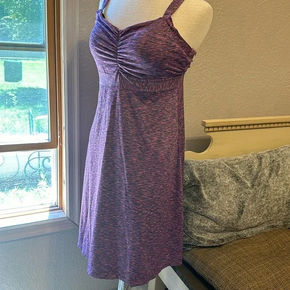 prana purple dress PrAna Violet Sol Cora Ikat Tank Dress Purple Size Small